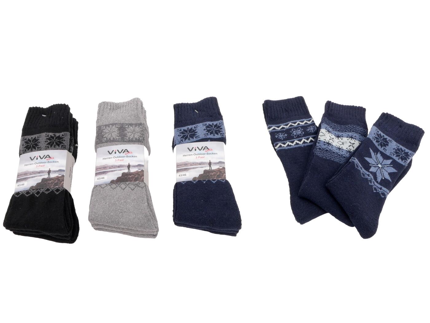 He Outdoor Socke 3er 39/42 - 43/46 VE 40