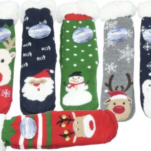 Hüttensocke mit Fell und ABS VE 48/24