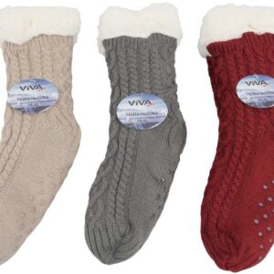 Hüttensocke lang mit Fell 35/38 - 43/46 VE 48