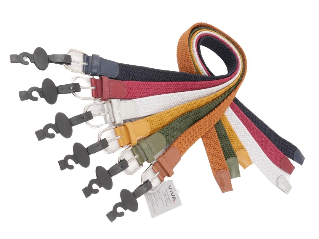 Da Stretchgürtel uni 75 - 90 cm VE 24