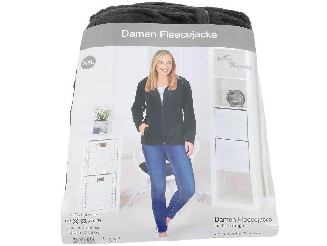 Da Fleece Jacke schwarz M - XXL VE 20