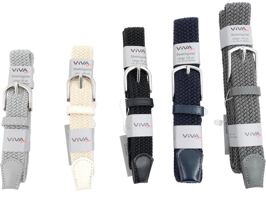 Da/He Stretchgürtel 80 - 115 cm VE 12