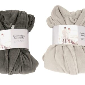 Da/He Microfaser Bademantel S - XL VE10