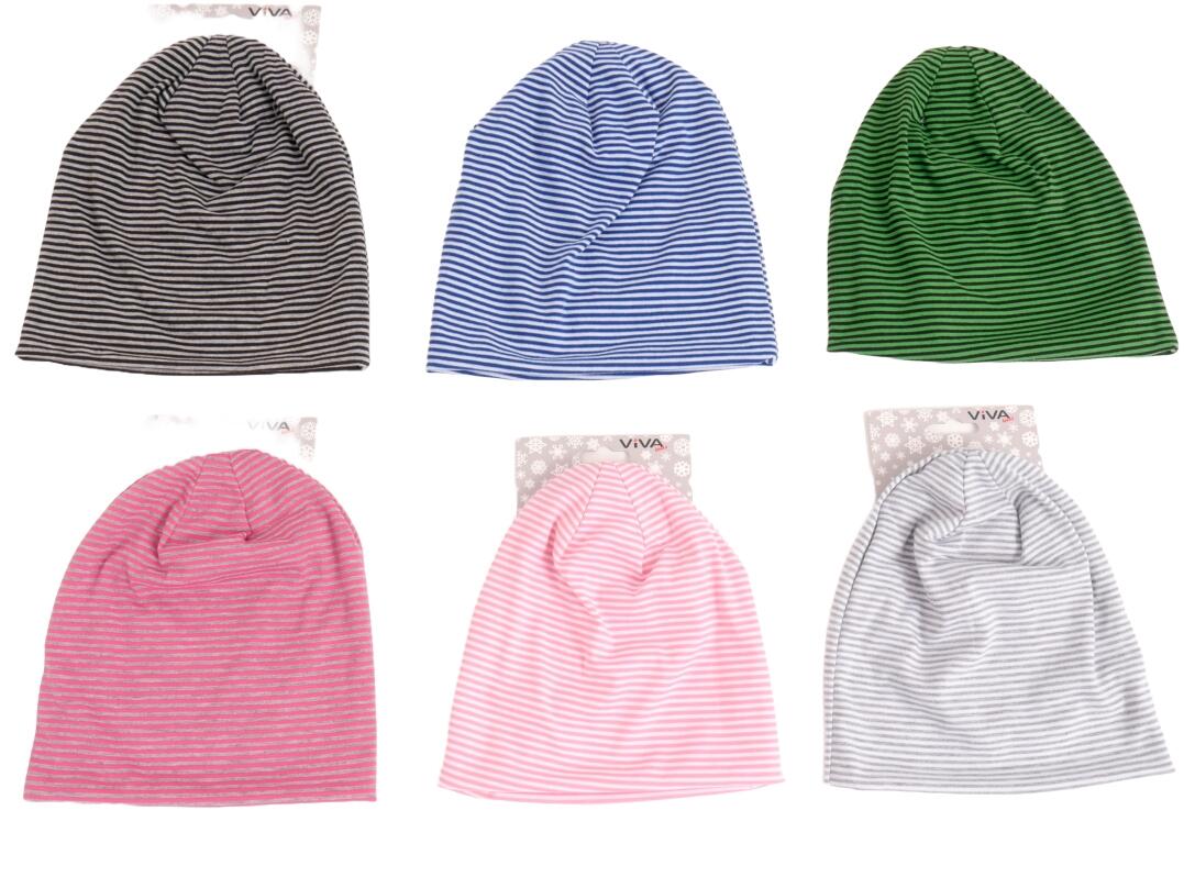 Kd Mütze gestreift VE 40