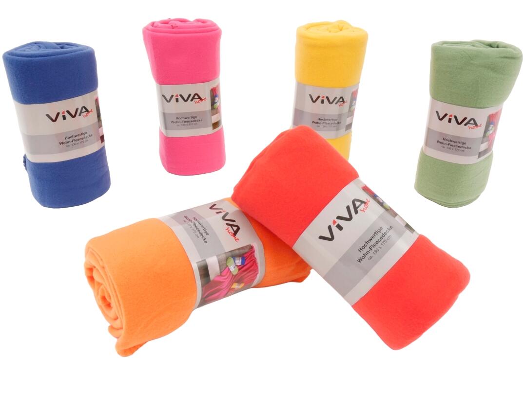 Fleecedecke 130 x 170 cm VE 24