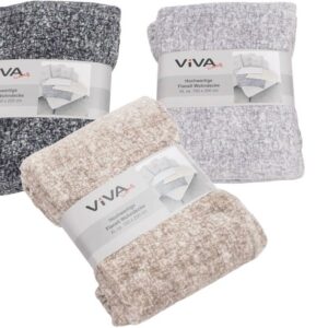 Wohndecke Flanell meliert 150 x 200 cm, VE 12