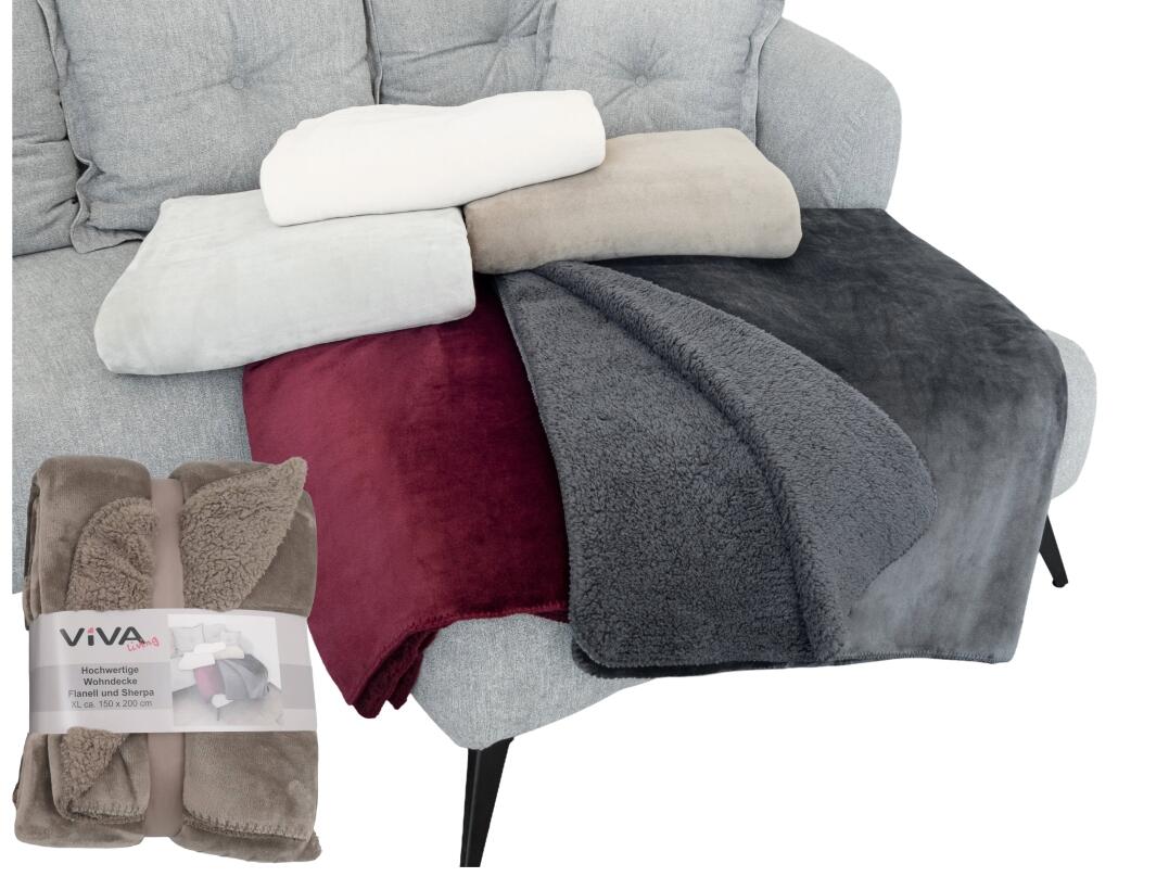Wohndecke 150 x 200 cm VE 6 PAL = 120 Stück