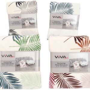 Wohndecke Flanell 150 x 200 cm, bedruckt VE 12