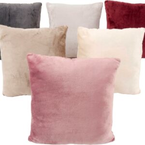 Dekokissen Flanell, uni, 45 x 45 cm, VE 12