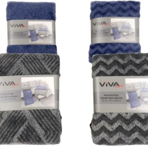 Wohndecke Flanell Struktur, 150 x 200 cm, VE 12