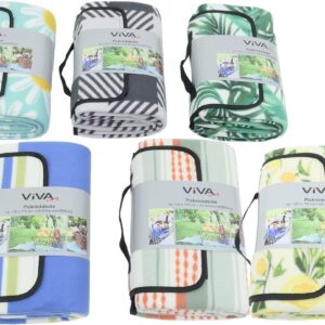 Picknick Decke 135 x 170 cm gemustert VE 24