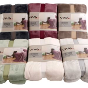 Wohndecke, Flanell, uni X X L 180 x 220 cm VE 12