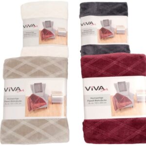 Wohndecke Flanell "Raute" 150 x 200cm VE 12