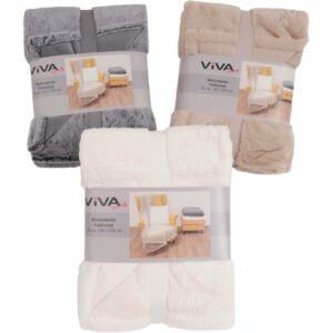 Wohndecke Fellimitat 150 x 200 cm VE 8