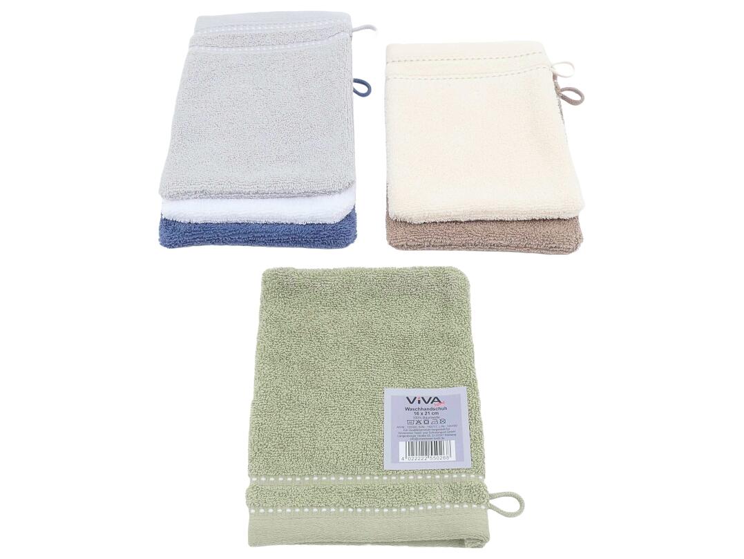 Waschhandschuh 16 x 21 cm VE 288