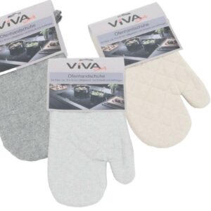 Ofenhandschuh 2er 18x30 cm Polybag mit HeaderVE 12