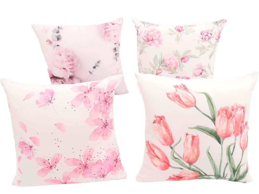 Dekokissen Blüten 1 45 x 45 cm VE 12/4