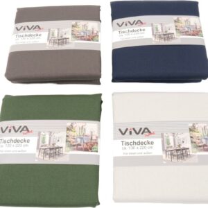 Tischdecke uni 130 x 220 cm VE 24