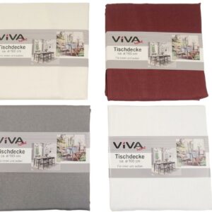 Tischdecke Leinenoptik Ø 160 cm rund VE 24