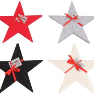 Filzsterne 4er Pack 28 cm VE 24