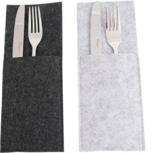 Bestecktasche aus Filz, uni 10 x 25 cm VE 96