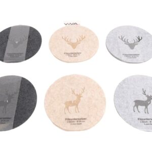 Filzuntersetzer 2er rund 20 cm Stärke 5mm VE 96