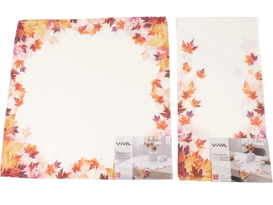 Tischwäschesortiment Herbstmotive VE 6