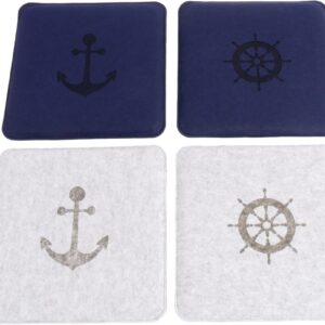 Sitzkissen Filz Maritim 35 x 35 x 2 cm VE 24