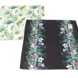 Tischdecke Palmenblätter 80 x 80 cm VE 24