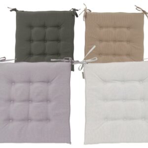 Sitzkissen OUTDOOR garngefärbt 40x40x3 cm VE24