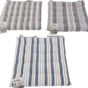 Sitzkissen ca.38x38x5 cm, 16-Punkt gesteppt, VE 12