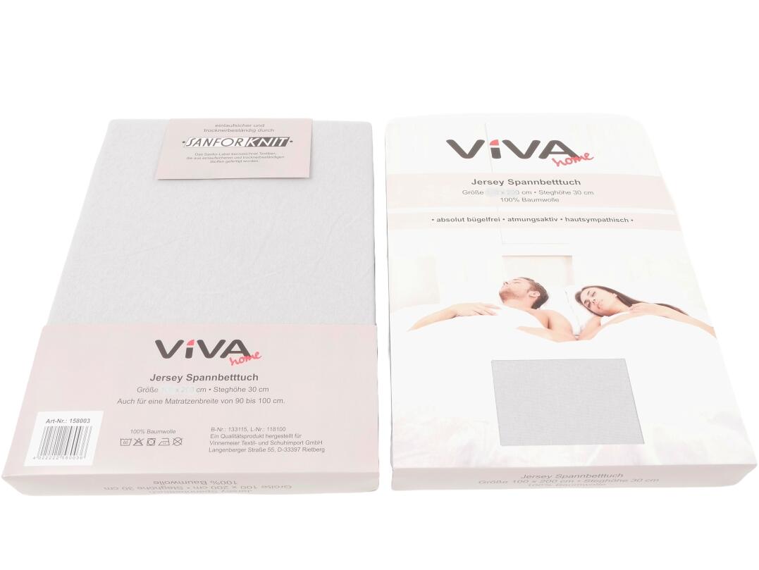 Jersey Spannbettlaken 100 x 200 cm VE 20