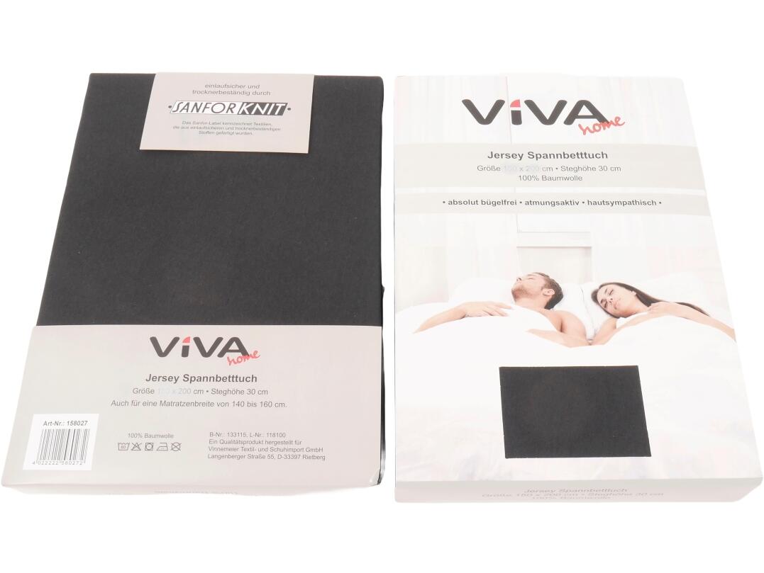 Jersey Spannbettlaken 100 x 200 cm VE 20