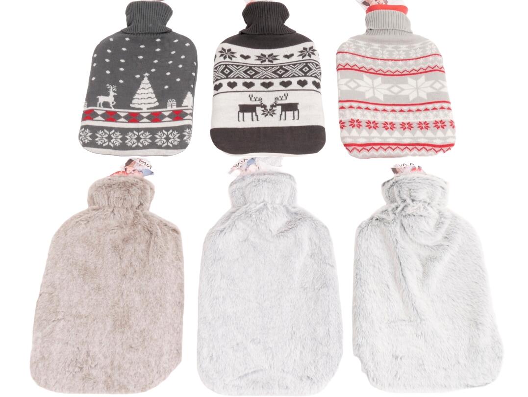 Wärmflasche 1,6l mit Hülle BS1970:2012 VE 24