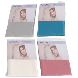 Duschvorhang 180 x 200 cm uni VE 24