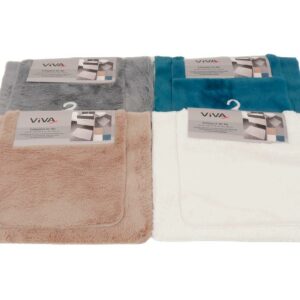 Badematten Set, Dekofell, 45x45+60x90 cm, VE 12