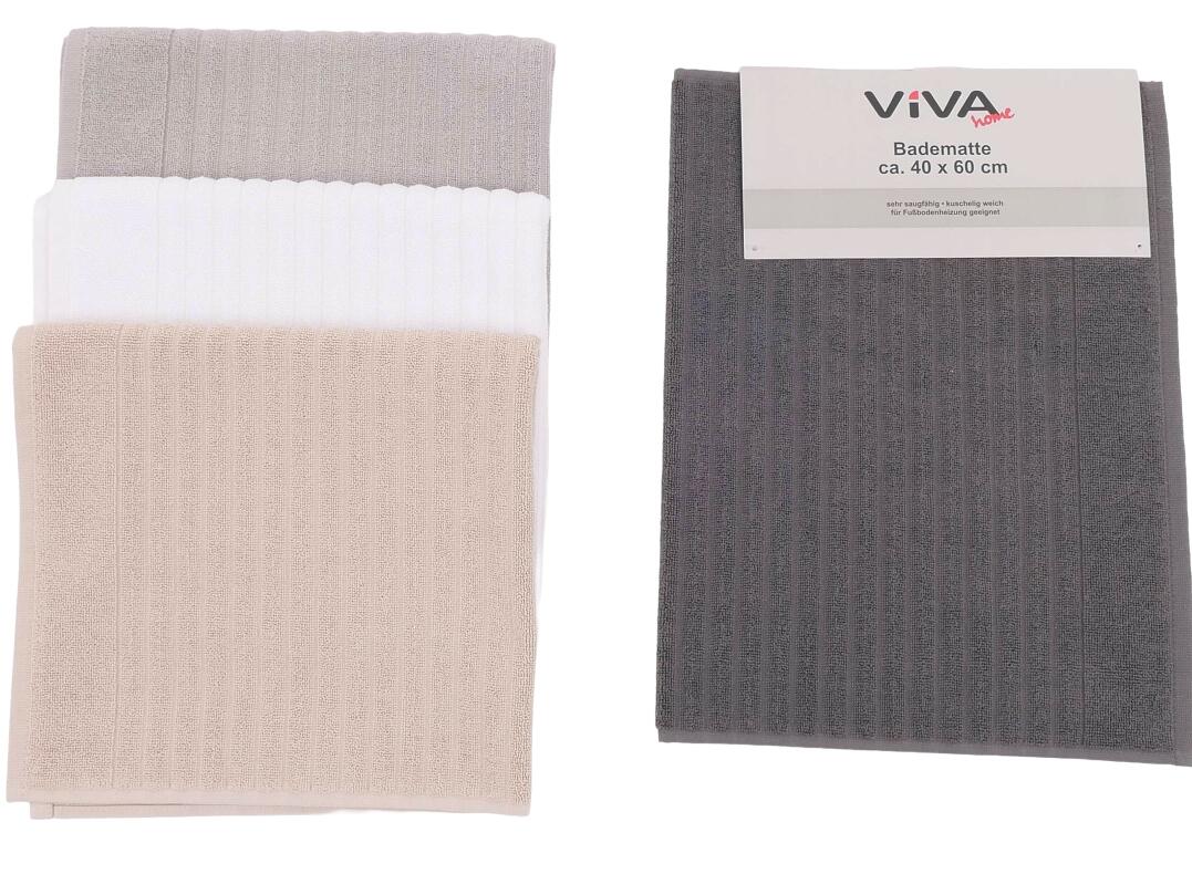Badematte 40 x 60 cm VE 18
