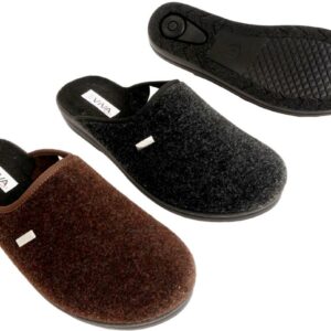 He Pantolette Filz PU Sohle 41 - 46 VE 12