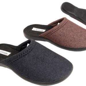 He Hauspantolette Tweed Optik 41-46 VE 12