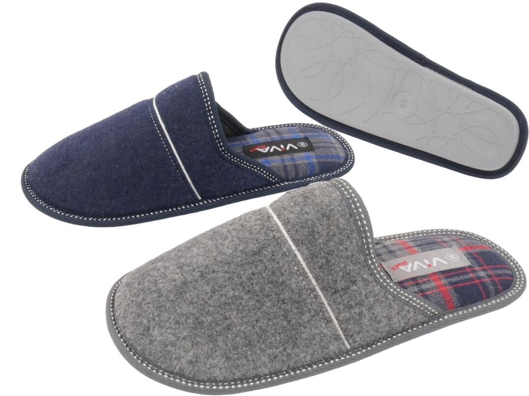 He Hausschuh Filz 41-46 VE 12