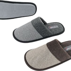 He Hauspantolette Fischgrät/Filz 41-46 VE 12