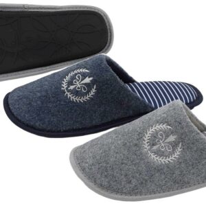 He Hauspantolette Filz Stickerei 41-46 VE 12