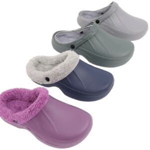 Da/He Clog uni mit Innenfell 38 - 45 VE 18