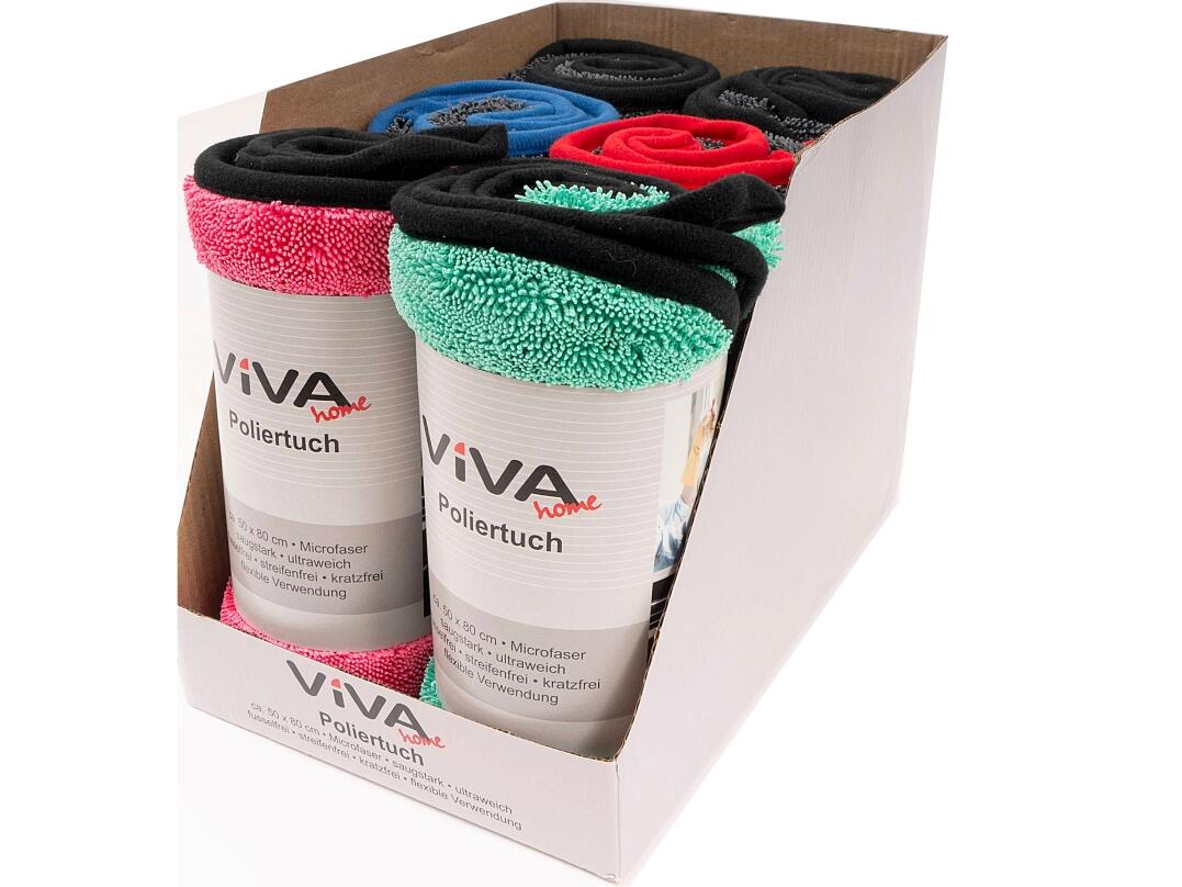 Microfaser - Poliertuch, 50 x 80 cm VE12