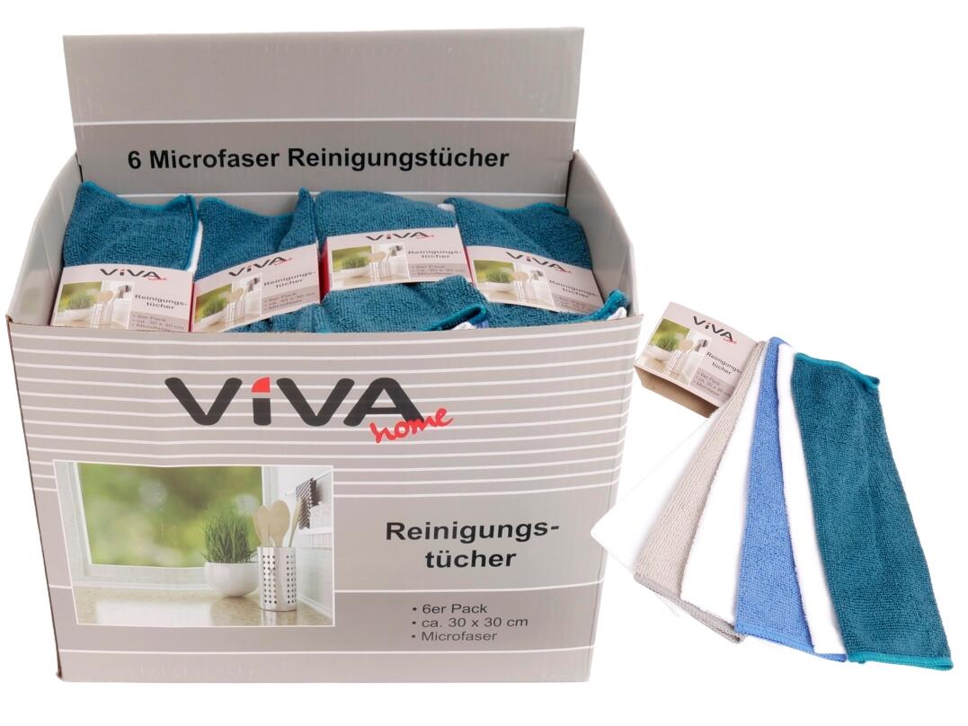 Microfasertücher 6er Pack VE 72