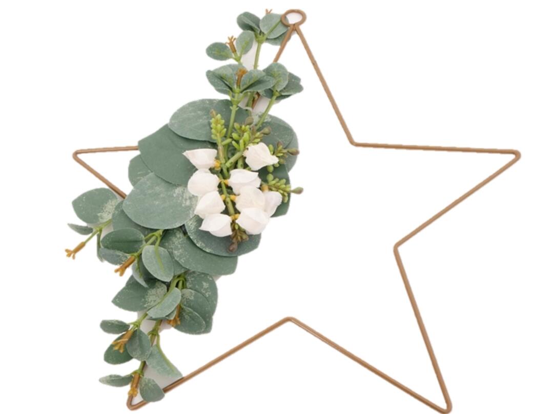 Deko - Stern, Metall, 30 cm, Floristik VE 72