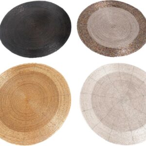 Platzset Glasperlen rund 35 cm VE 20