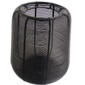 Windlicht schwarz 19 x 21,5 cm VE 8