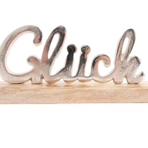 Schriftzug Glück 20 cm VE 24