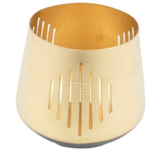 Windlicht gold 11,5 x 8,8 x 10 cm VE 24